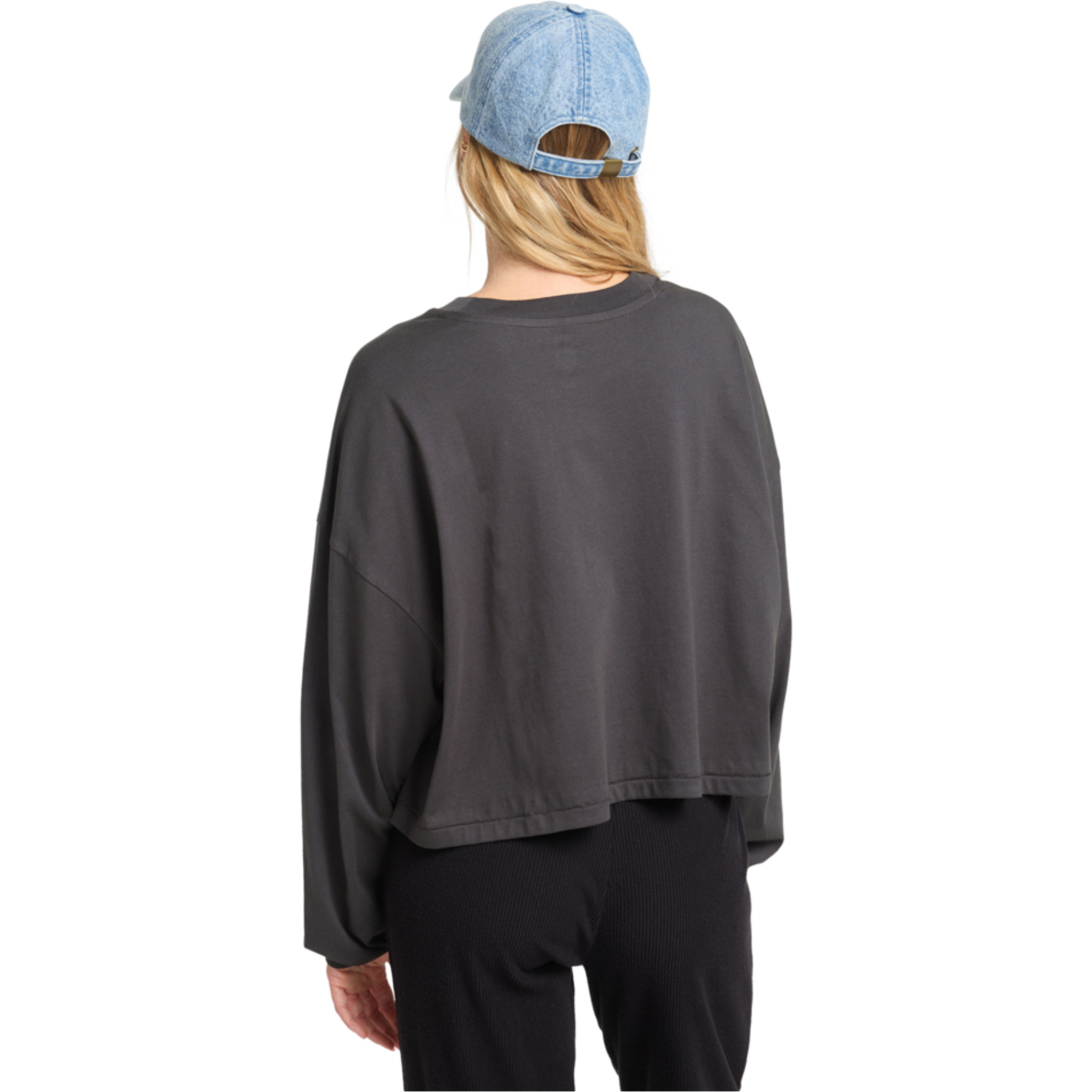 2025 Billabong Womens Trip Around Long Sleeve T-Shirt EBJZT00491 - Off Black